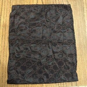 GUCCI LOGO STRING MONOGRAM DUST BAG great condition